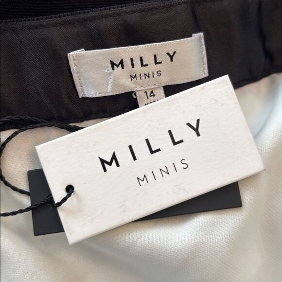 NWT Milly Minis Black Floral Lace Mini Skirt, US4 - Picture 9 of 11